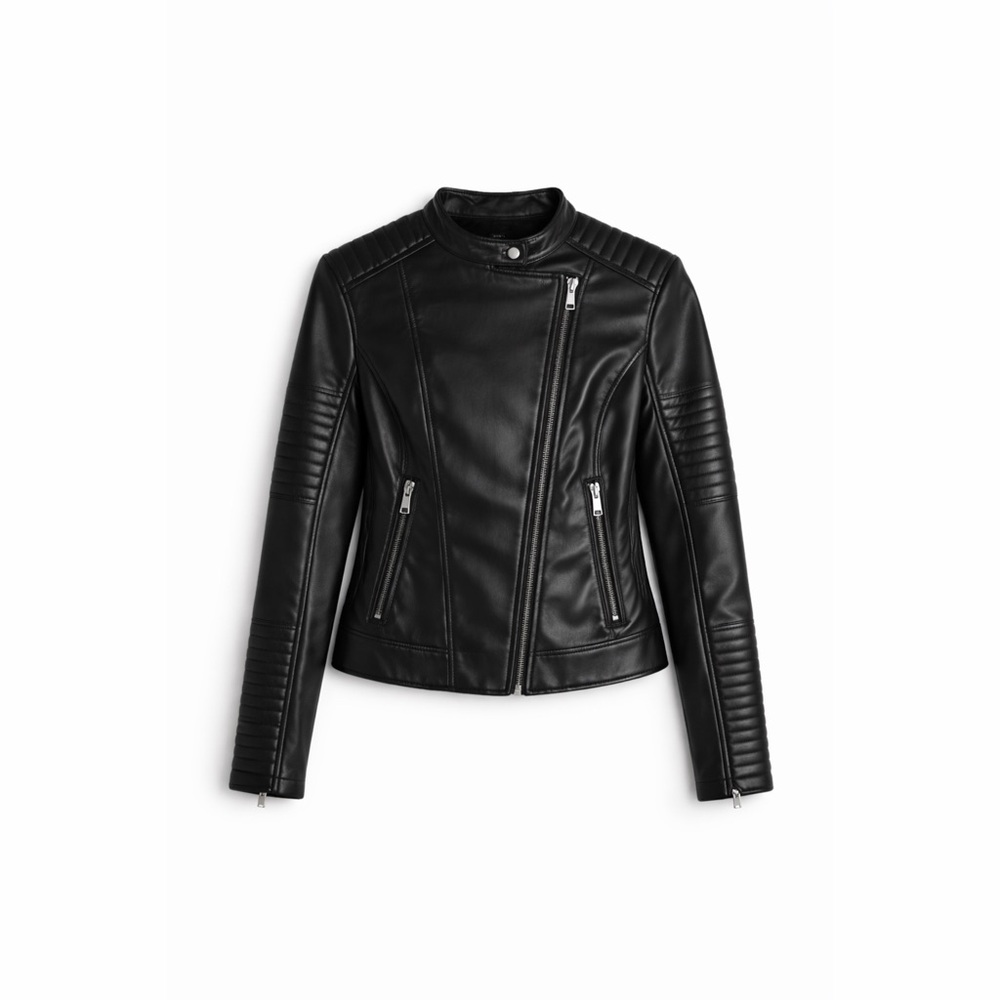 c a t h e r i n e • faux leather jacket